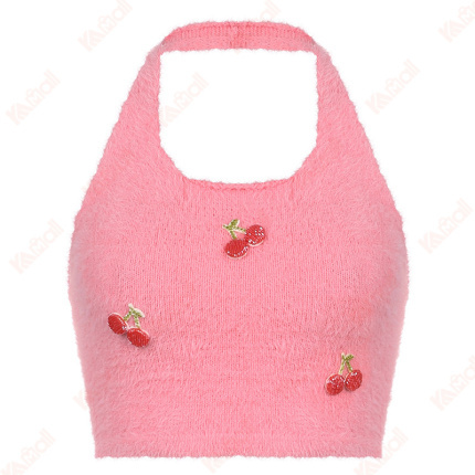 hanging neck type tank top women